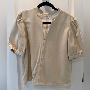 Steve Madden faux leather top size L